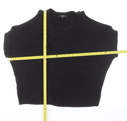 Womens UK Size M NEXT Black Pullover Jumper