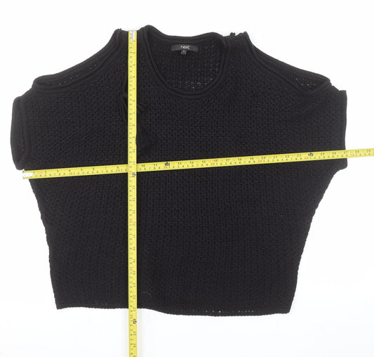 Womens UK Size M NEXT Black Pullover Jumper