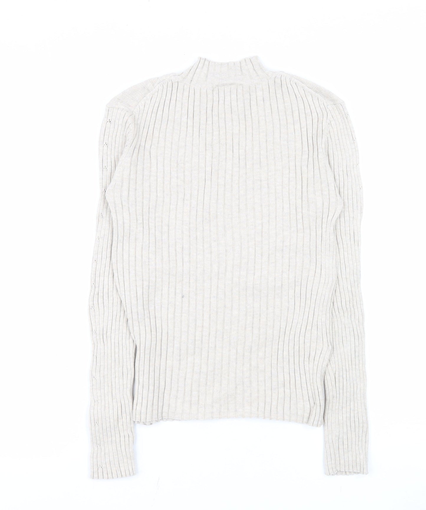Womens UK Size M Laura Ashley Ivory Basic Blouse
