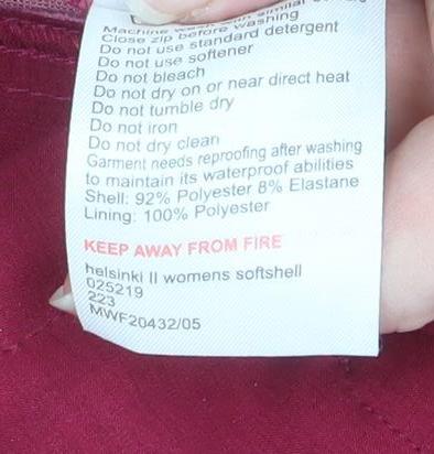 Womens UK Size 18 Mountain Warehouse Red Soft Shell