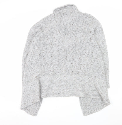 Womens UK Size 14 White Stuff Grey Cardigan Jumper