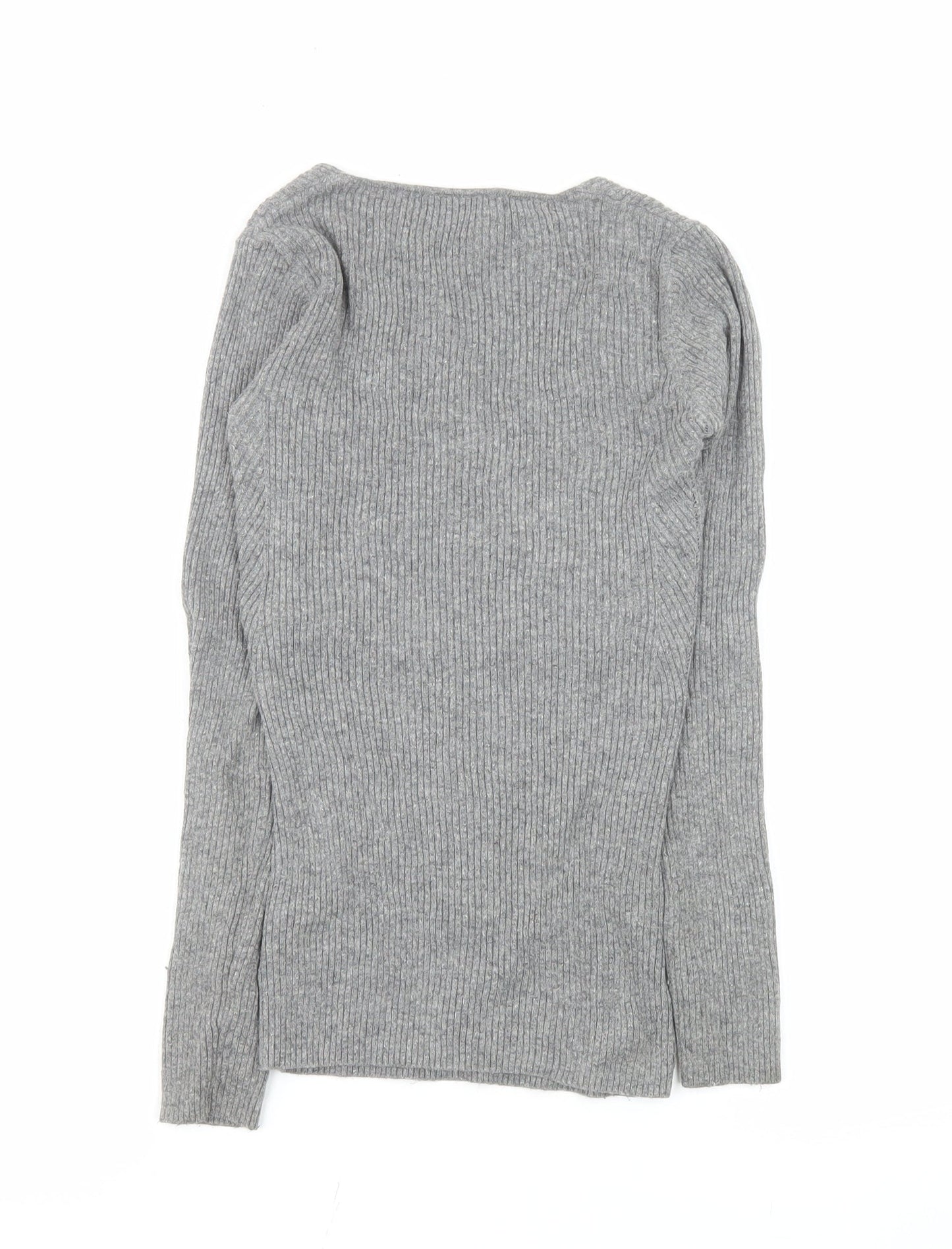 Womens UK Size XS French Connection Grey Basic Blouse