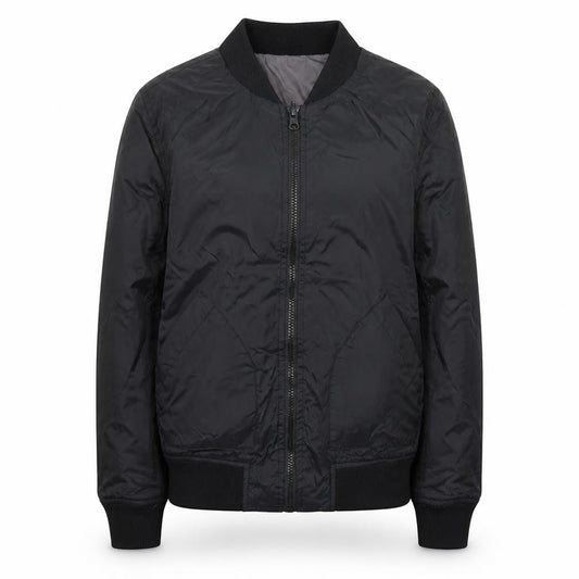 Very Girls Black Bomber Jacket 12 Years Lined Full Zip Casual Outerwear