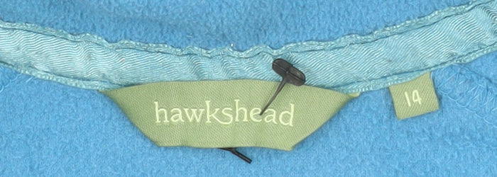 Womens UK Size 14 Hawkshead Blue Pullover Sweatshirt