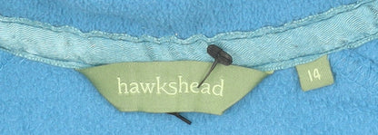 Womens UK Size 14 Hawkshead Blue Pullover Sweatshirt