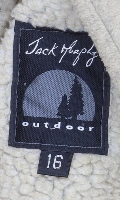 Mens UK Size 16 Jack Murphy Beige Basic Jacket