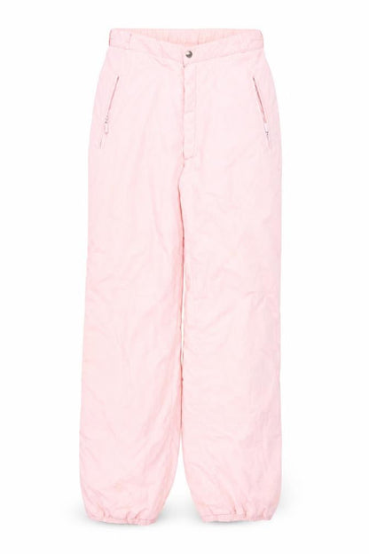 C&A Women's Pink Snow Pants Size 12 Retro Winter Lined Trousers