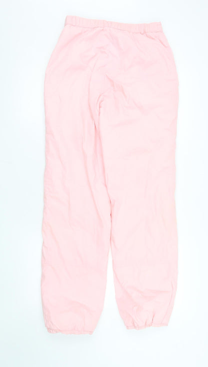C&A Women's Pink Snow Pants Size 12 Retro Winter Lined Trousers