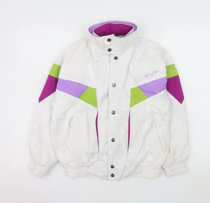 Teens UK Size 8 EVF White Ski Jacket