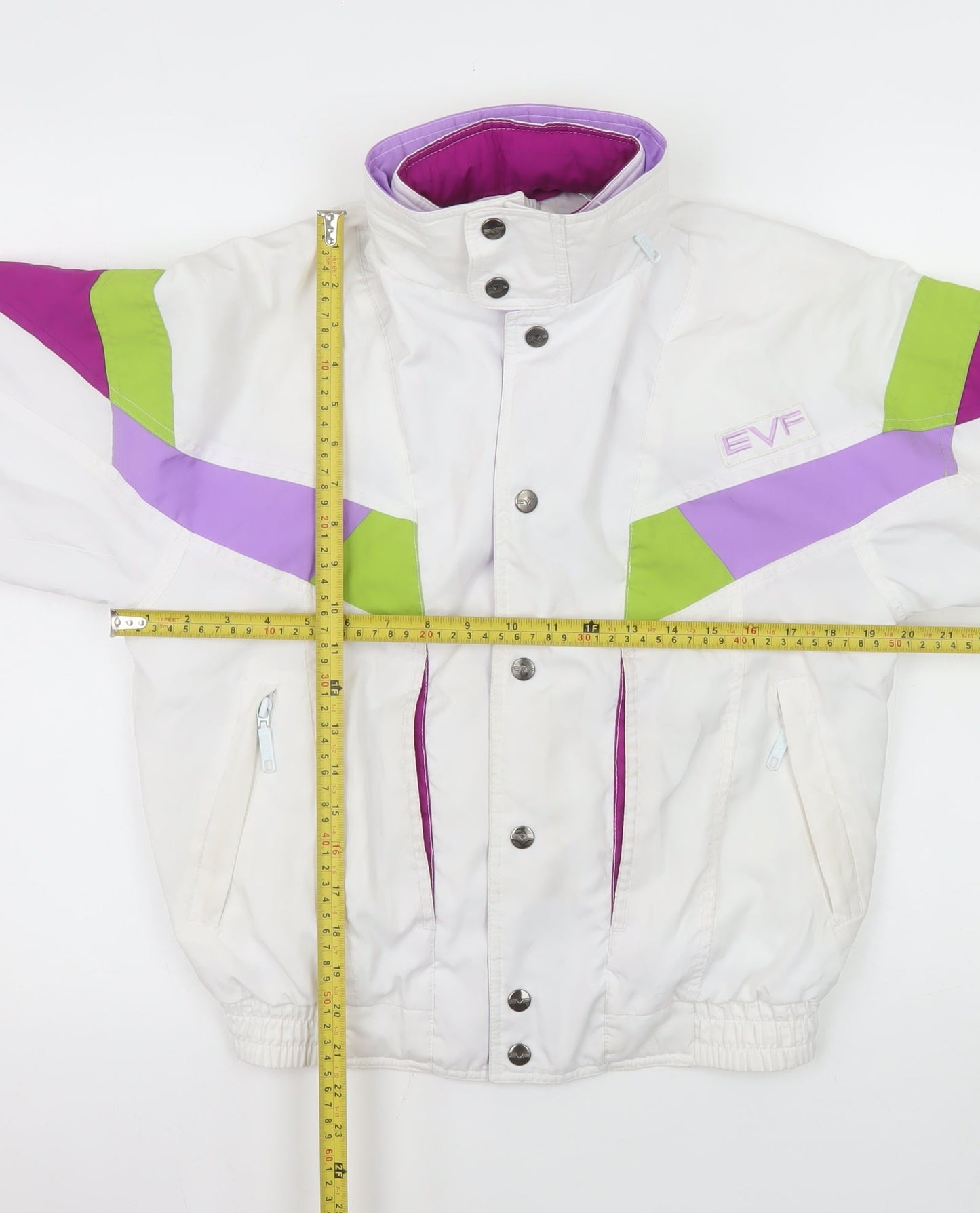 Teens UK Size 8 EVF White Ski Jacket