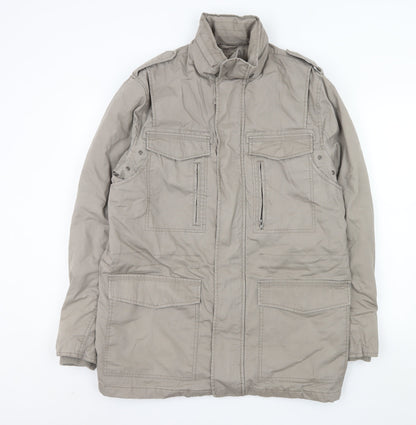 Mens UK Size M Cherokee Beige Military Jacket