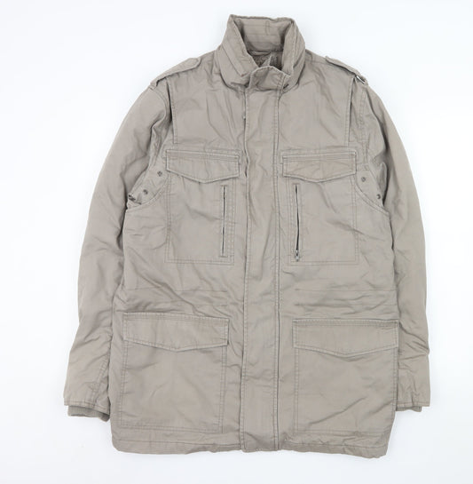 Mens UK Size M Cherokee Beige Military Jacket