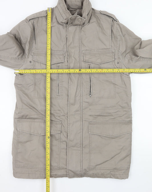 Mens UK Size M Cherokee Beige Military Jacket