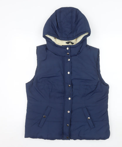 Womens UK Size 16 Dorothy Perkins Blue Puffer Jacket