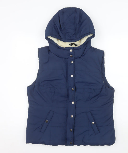 Womens UK Size 16 Dorothy Perkins Blue Puffer Jacket