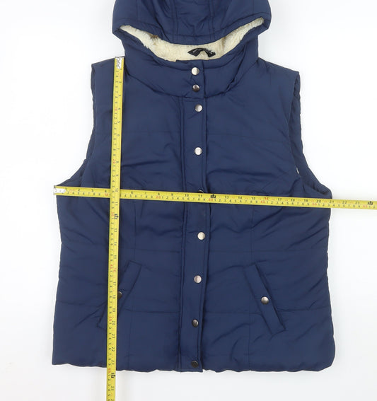 Womens UK Size 16 Dorothy Perkins Blue Puffer Jacket