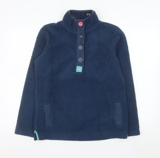 Womens UK Size 10 Joules Blue Pullover Sweatshirt