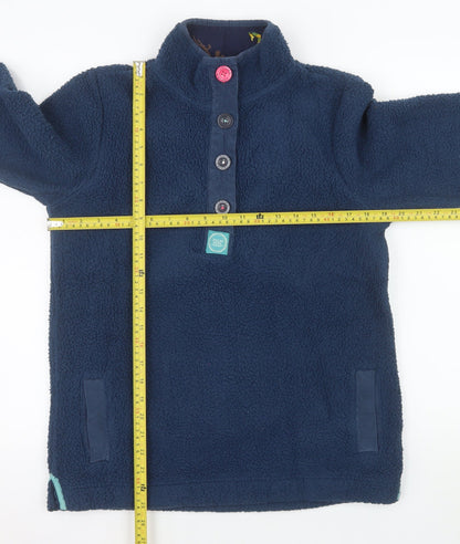 Womens UK Size 10 Joules Blue Pullover Sweatshirt