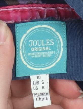 Womens UK Size 10 Joules Blue Pullover Sweatshirt