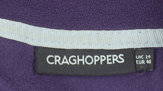 Womens UK Size 14 Craghoppers Purple Pullover Sweatshirt