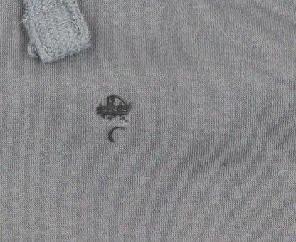French Connection Men's Grey Full Zip Hooded Cotton Jacket M