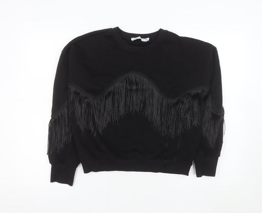 Womens UK Size 8 Warehouse Black Pullover Jumper