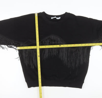 Womens UK Size 8 Warehouse Black Pullover Jumper