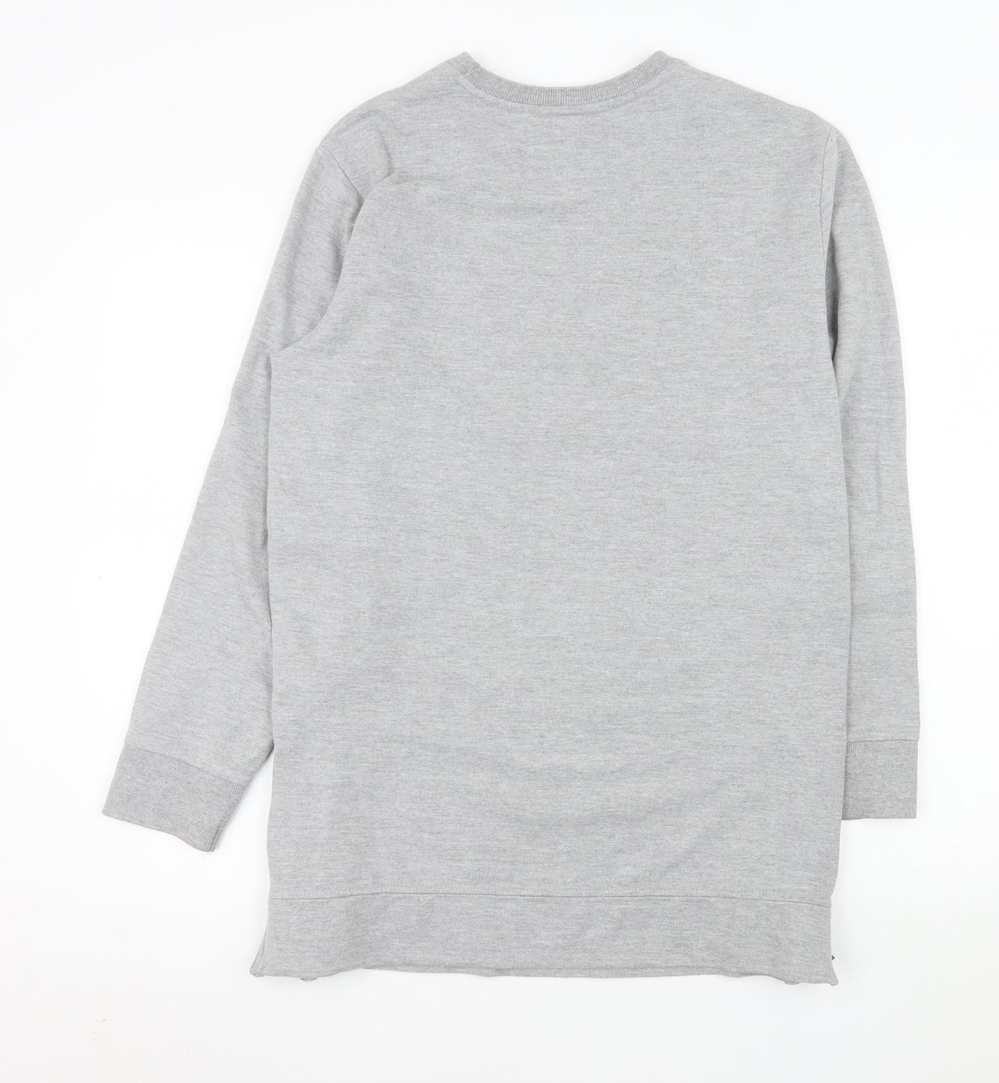 Mens UK Size M Bershka Grey Pullover Sweatshirt