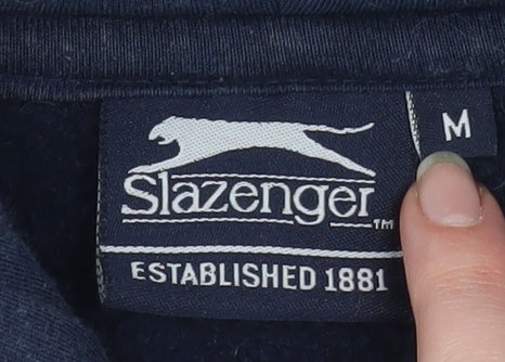 Mens UK Size M Slazenger Blue Basic Jacket