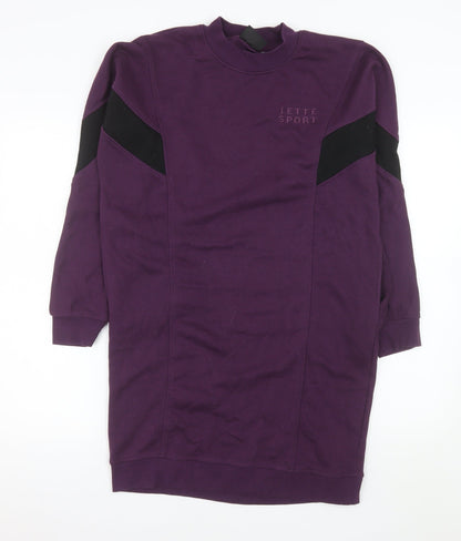 Womens UK Size S Jette Sport by Crivit Purple Pullover Sweatshirt