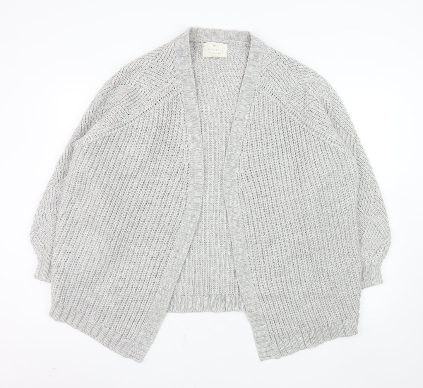 Womens UK Size M NEXT Grey Cardigan Jumper
