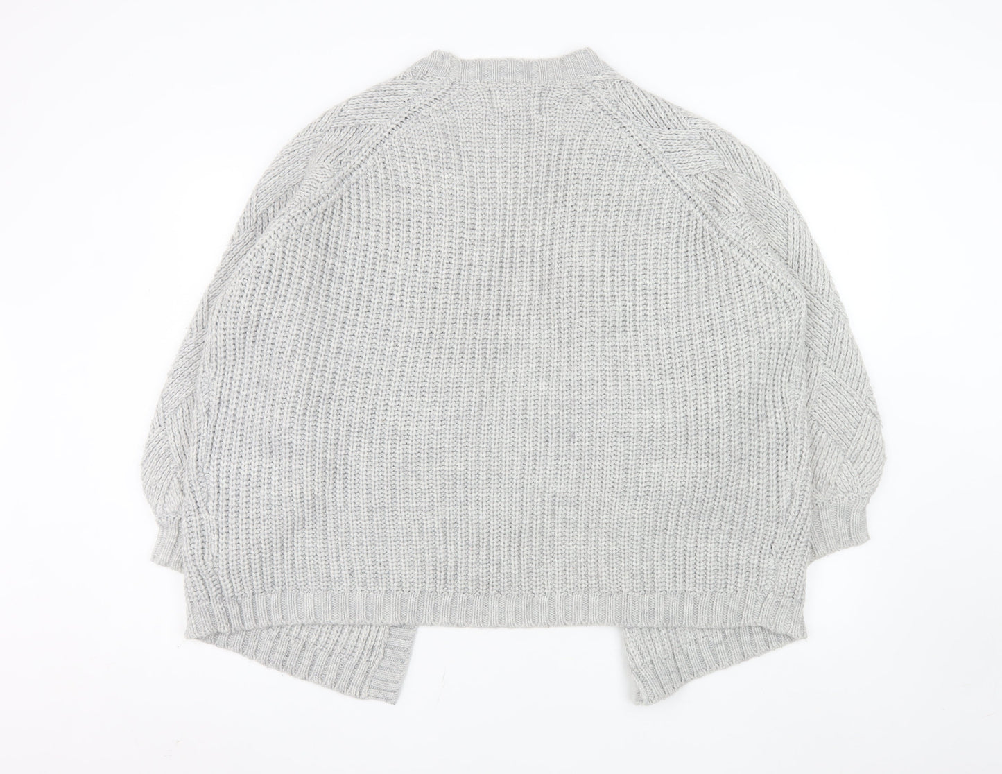 Womens UK Size M NEXT Grey Cardigan Jumper