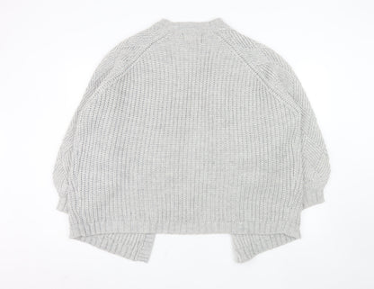 Womens UK Size M NEXT Grey Cardigan Jumper