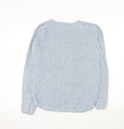 Tom Tailor Men's Blue Cotton Knit Pullover Jumper M