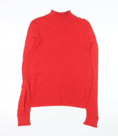 Womens UK Size 14 TU Red Basic Blouse