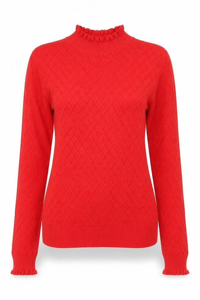 Womens UK Size 14 TU Red Basic Blouse