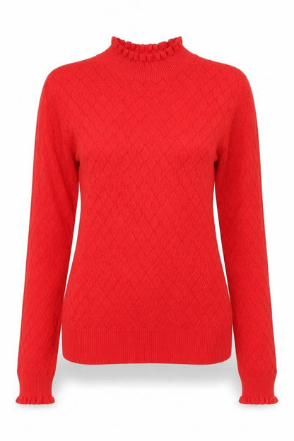 Womens UK Size 14 TU Red Basic Blouse