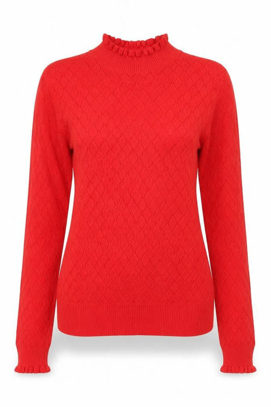 Womens UK Size 14 TU Red Basic Blouse