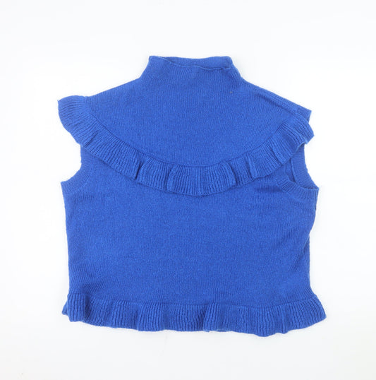 Womens UK Size L Boohoo Blue Camisole Tank