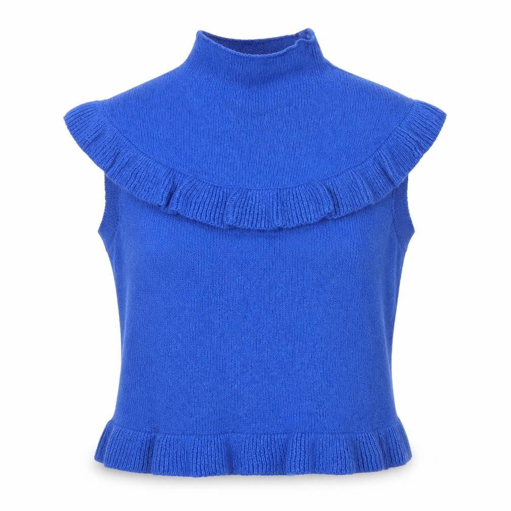 Womens UK Size L Boohoo Blue Camisole Tank