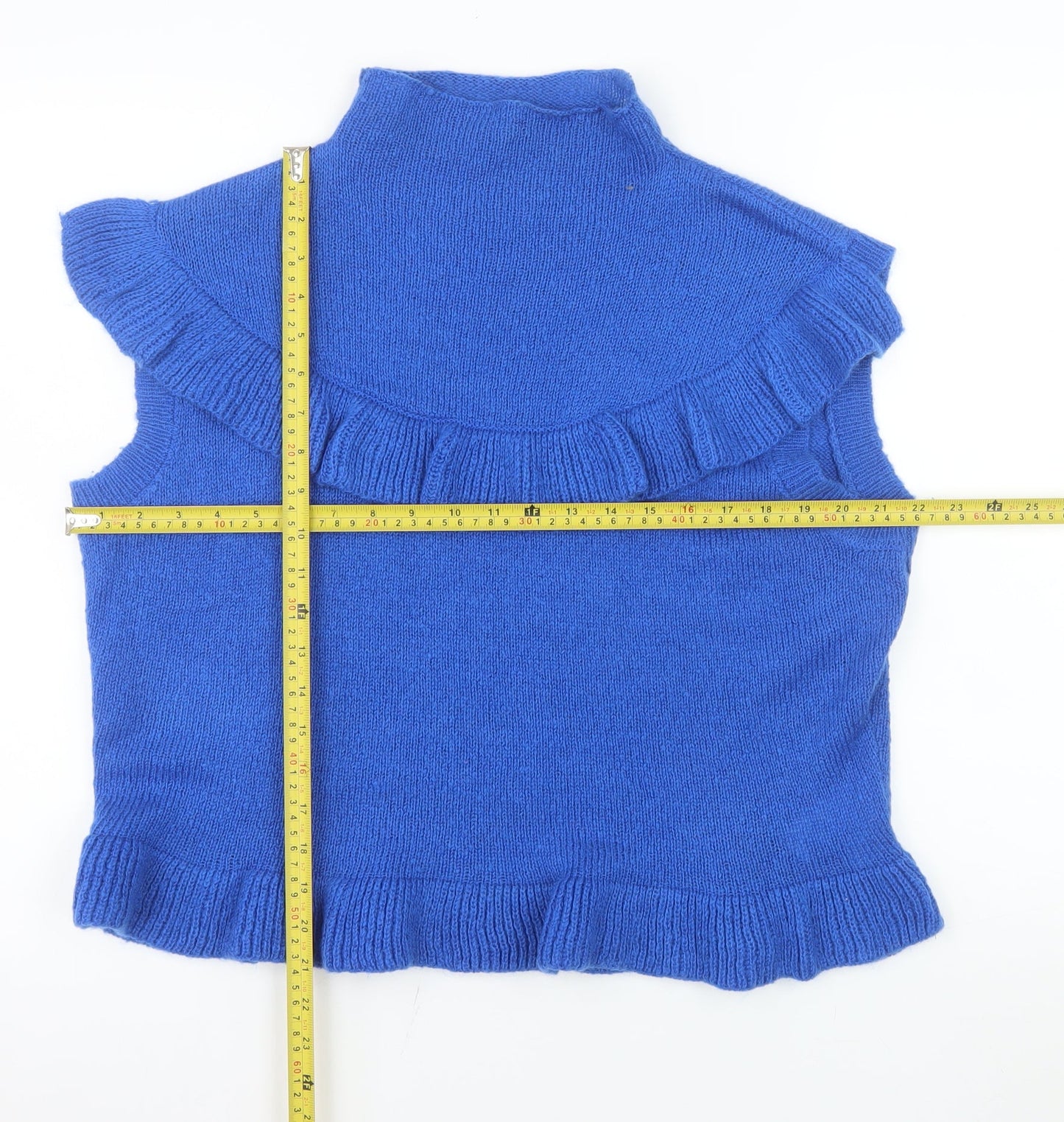 Womens UK Size L Boohoo Blue Camisole Tank