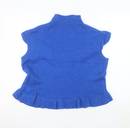 Womens UK Size L Boohoo Blue Camisole Tank