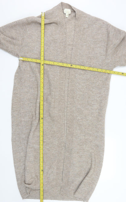 Womens UK Size 12 H&M Beige Cardigan Jumper