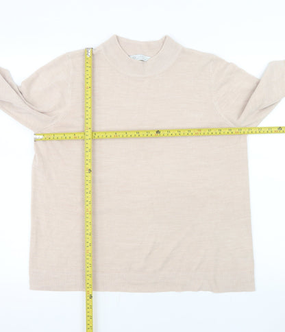 Womens UK Size 18 BHS Beige Pullover Sweatshirt