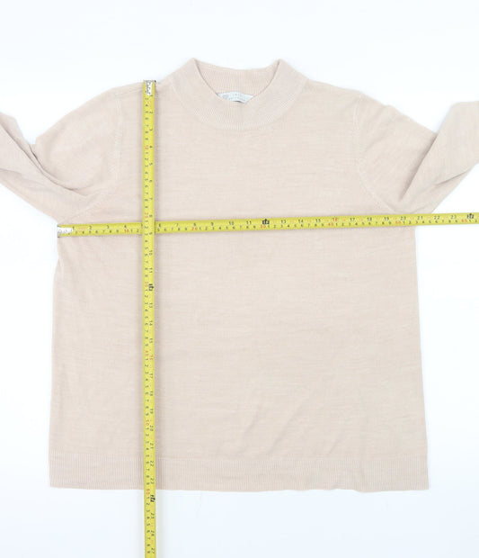 Womens UK Size 18 BHS Beige Pullover Sweatshirt