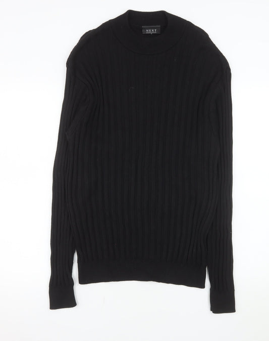 Mens UK Size M NEXT Black Pullover Jumper