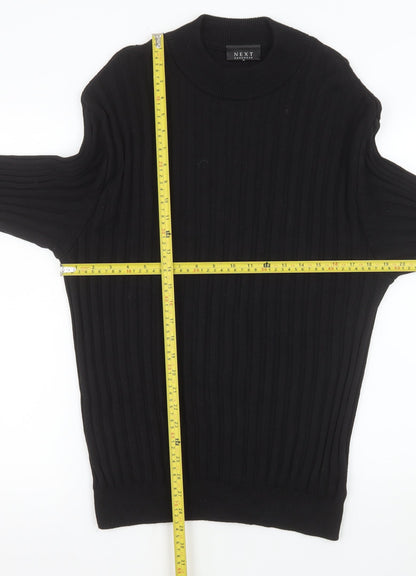 Mens UK Size M NEXT Black Pullover Jumper