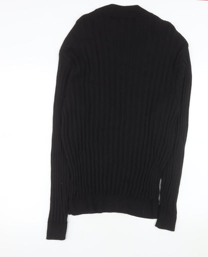 Mens UK Size M NEXT Black Pullover Jumper
