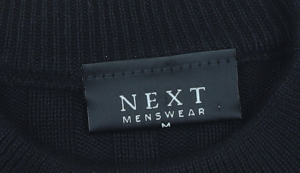 Mens UK Size M NEXT Black Pullover Jumper