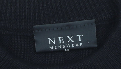 Mens UK Size M NEXT Black Pullover Jumper